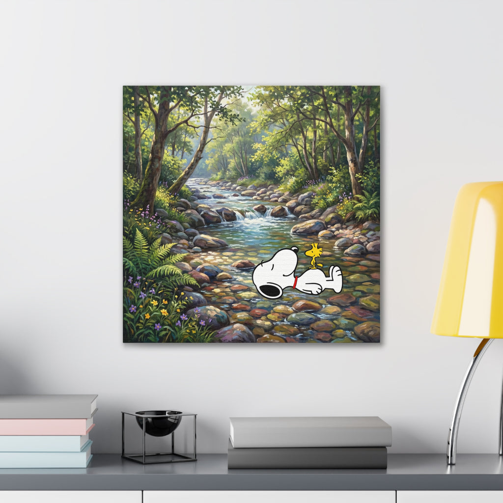 River Scene Canvas
