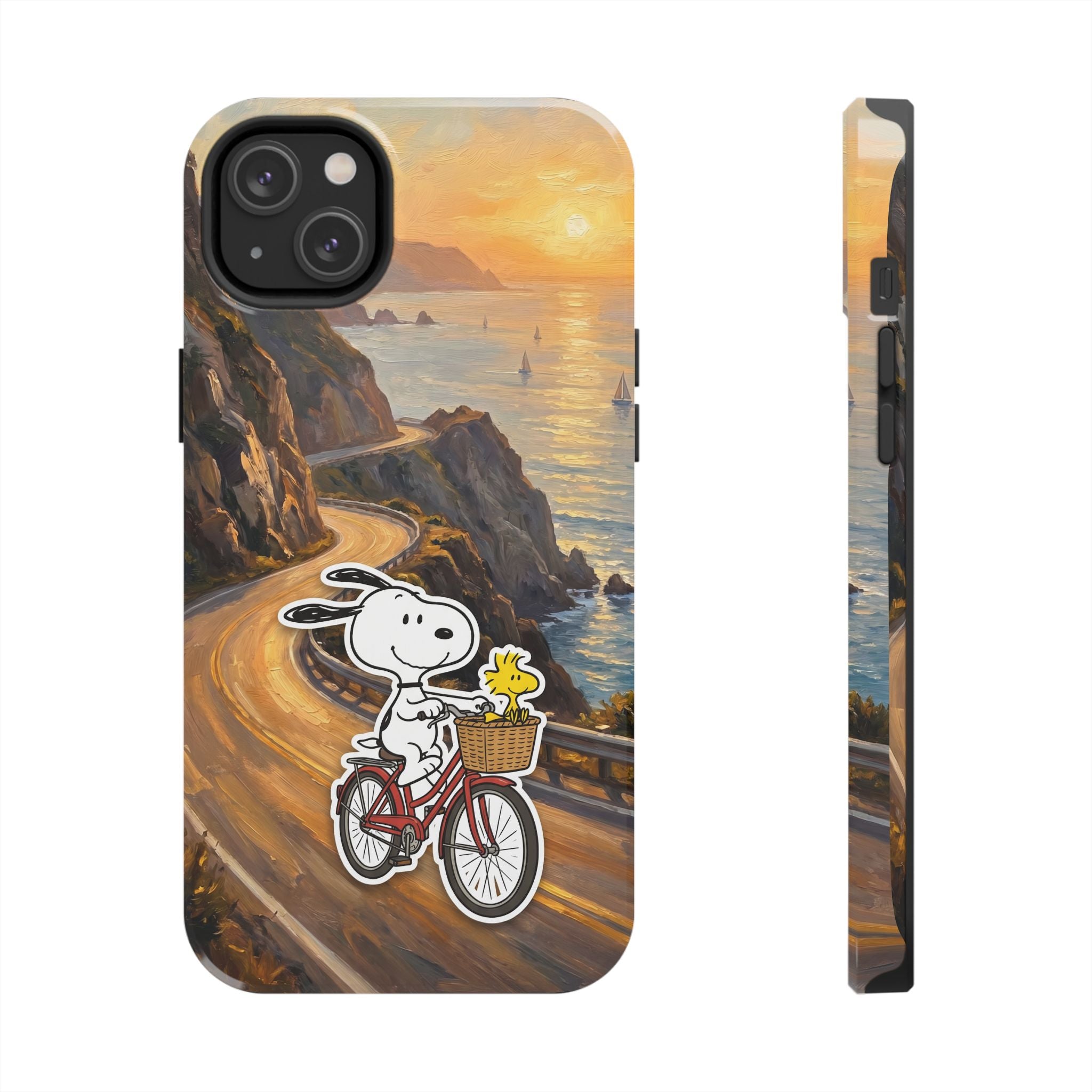 Snoopy Woodstock Bicycle Phone Case