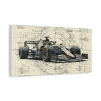 Formula Racecar Canvas