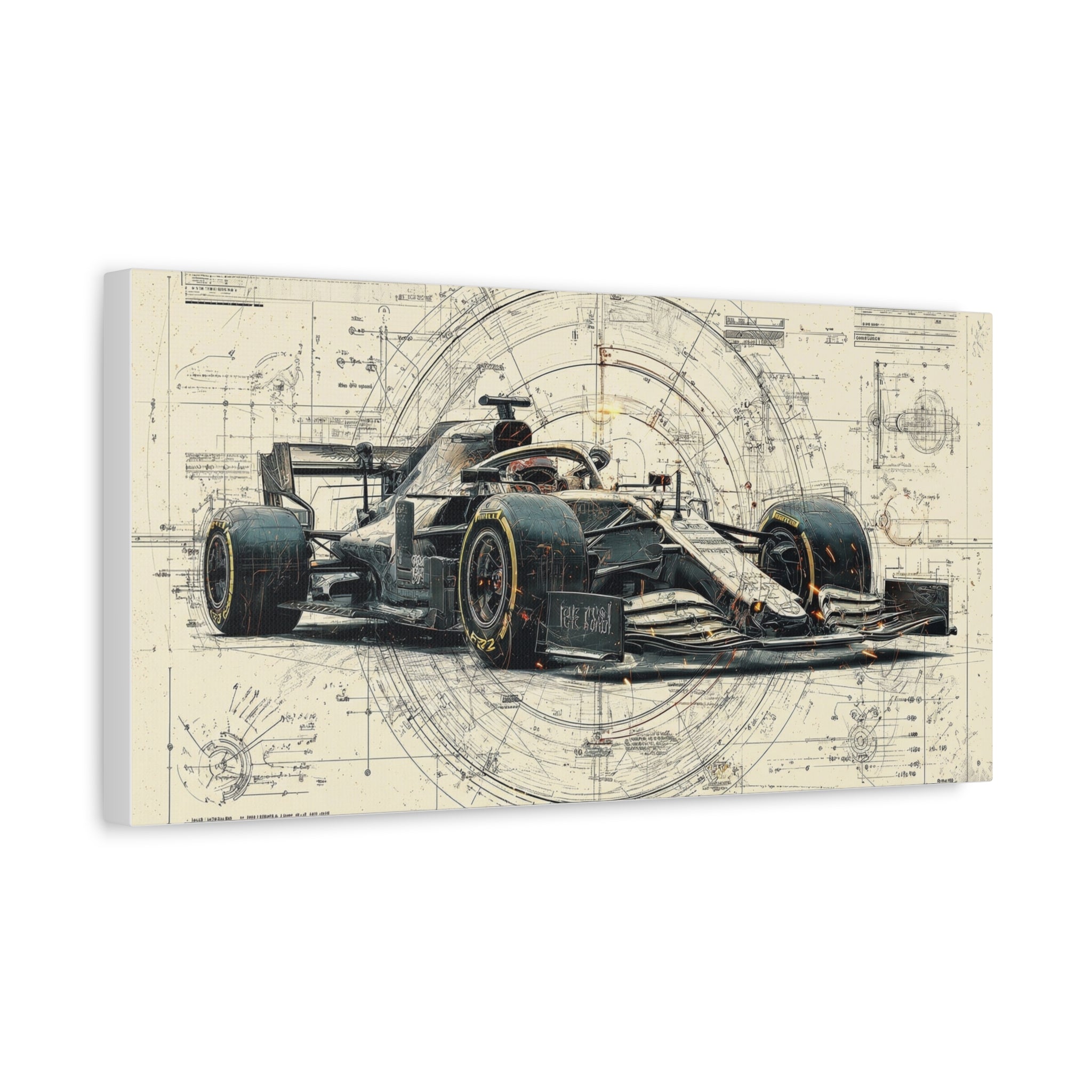 Formula Racecar Canvas