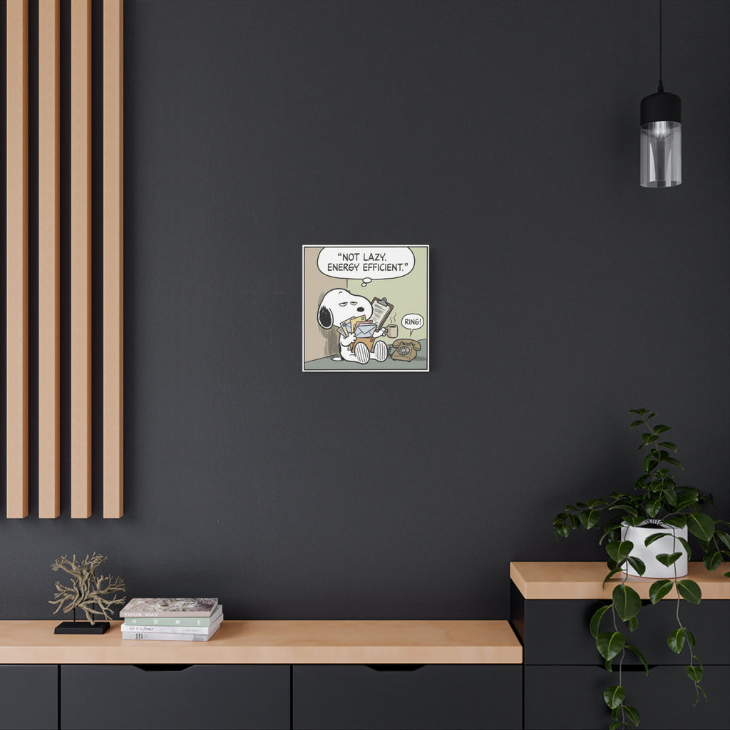 Energy Efficient Snoopy Canvas
