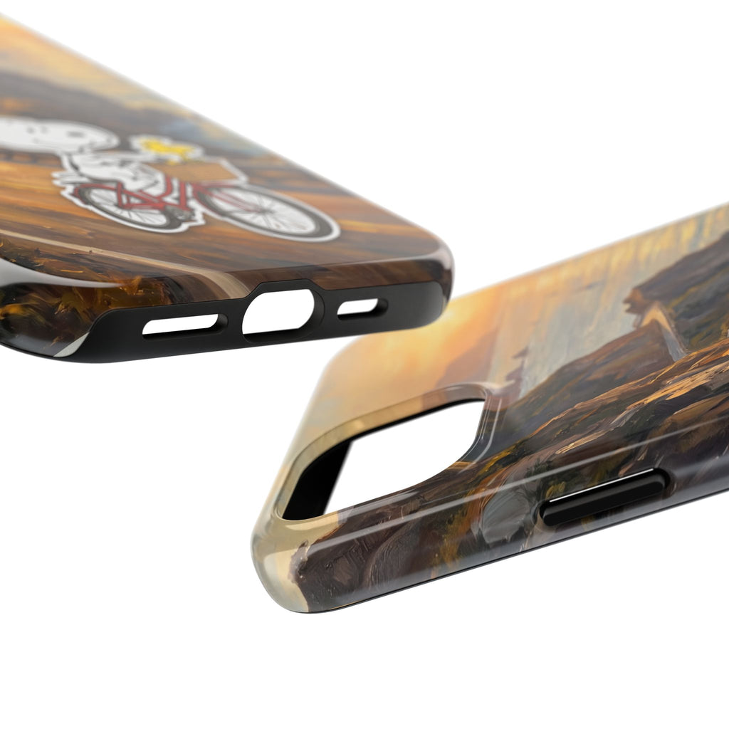 Snoopy Woodstock Bicycle Phone Case