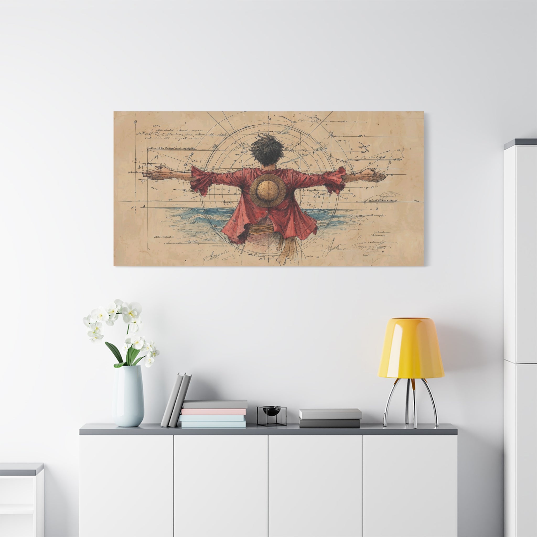 Straw Hat Pirate Canvas