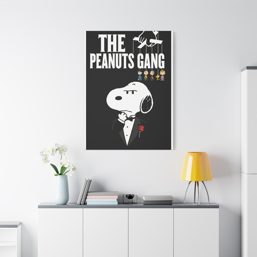 Snoopy Godfather Parody Canvas