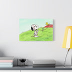 Snoopy Flying Kite Canvas