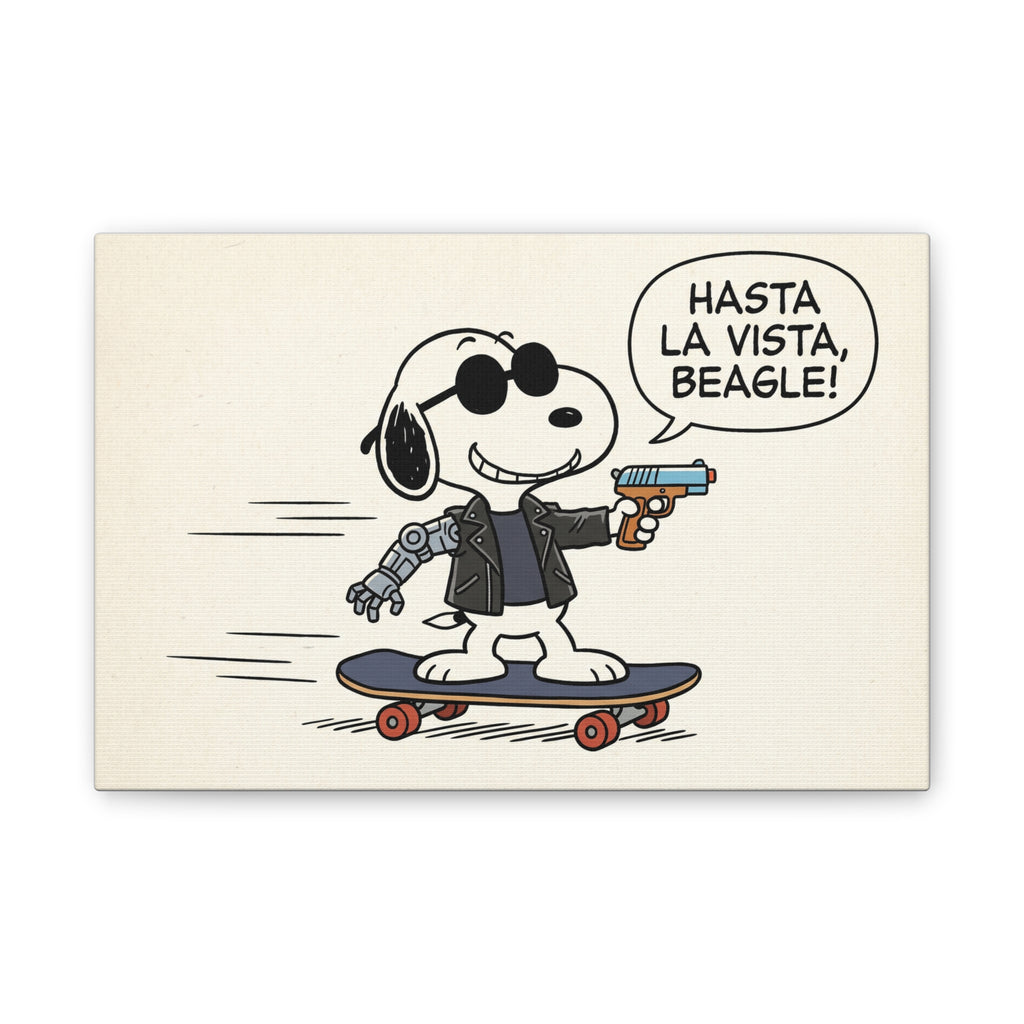 Terminator Beagle Canvas