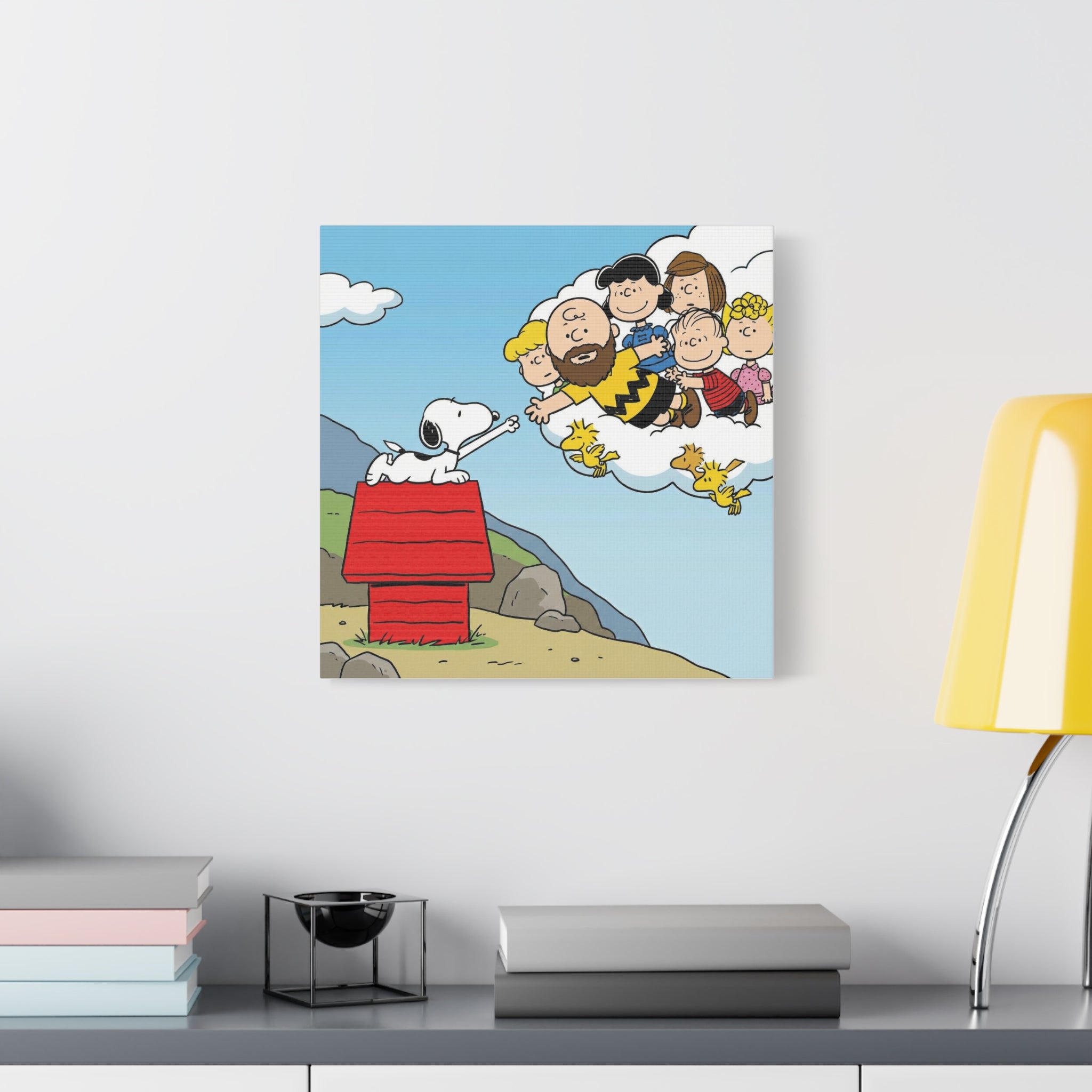 Snoopy Painting Reimagined Canvas