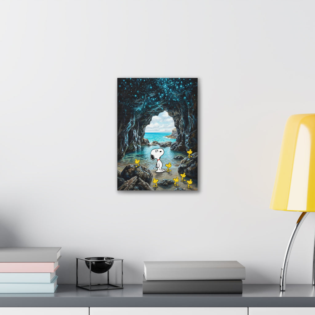 Beach Cave Canvas