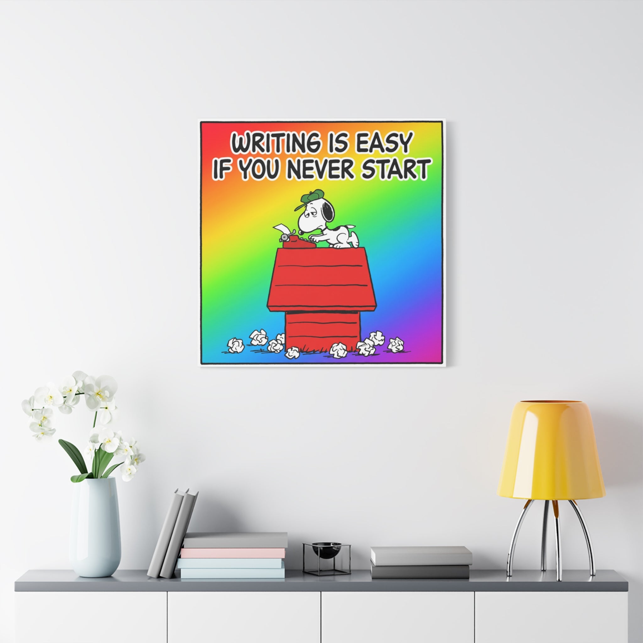 Writing Is Easy Canvas