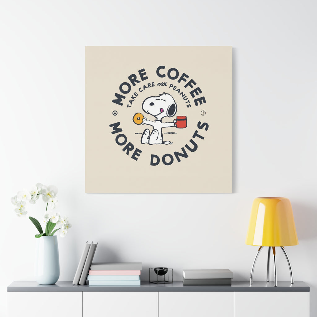 Coffee And Donuts Canvas