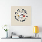 Coffee And Donuts Canvas