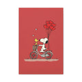 Bicycle Heart Balloons Canvas