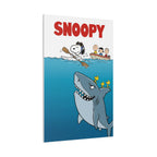 Snoopy Jaws Remake Canvas
