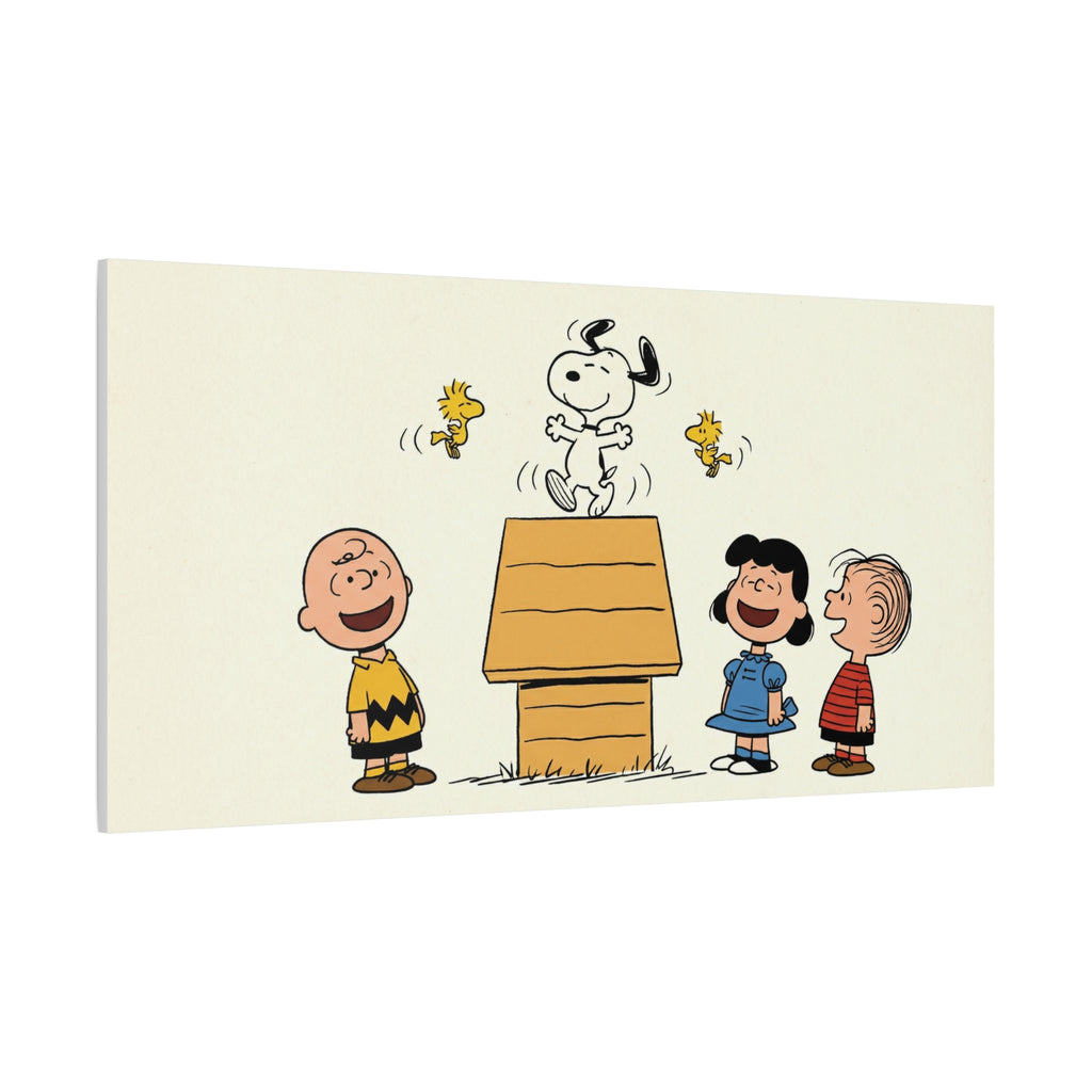 Snoopy Dancing Gang Canvas