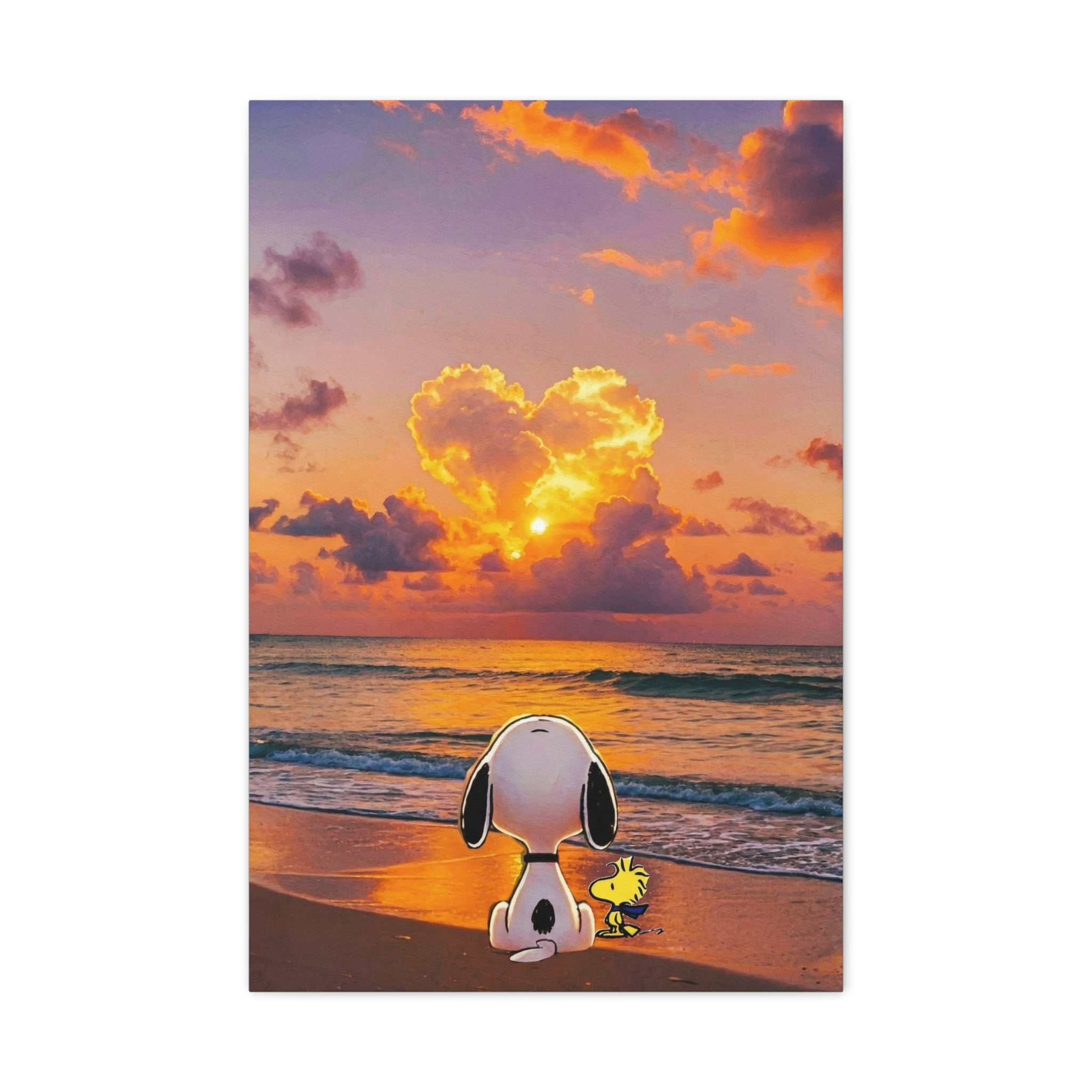 Woodstock Beach Sunset Canvas