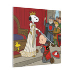 Snoopy Knight Canvas