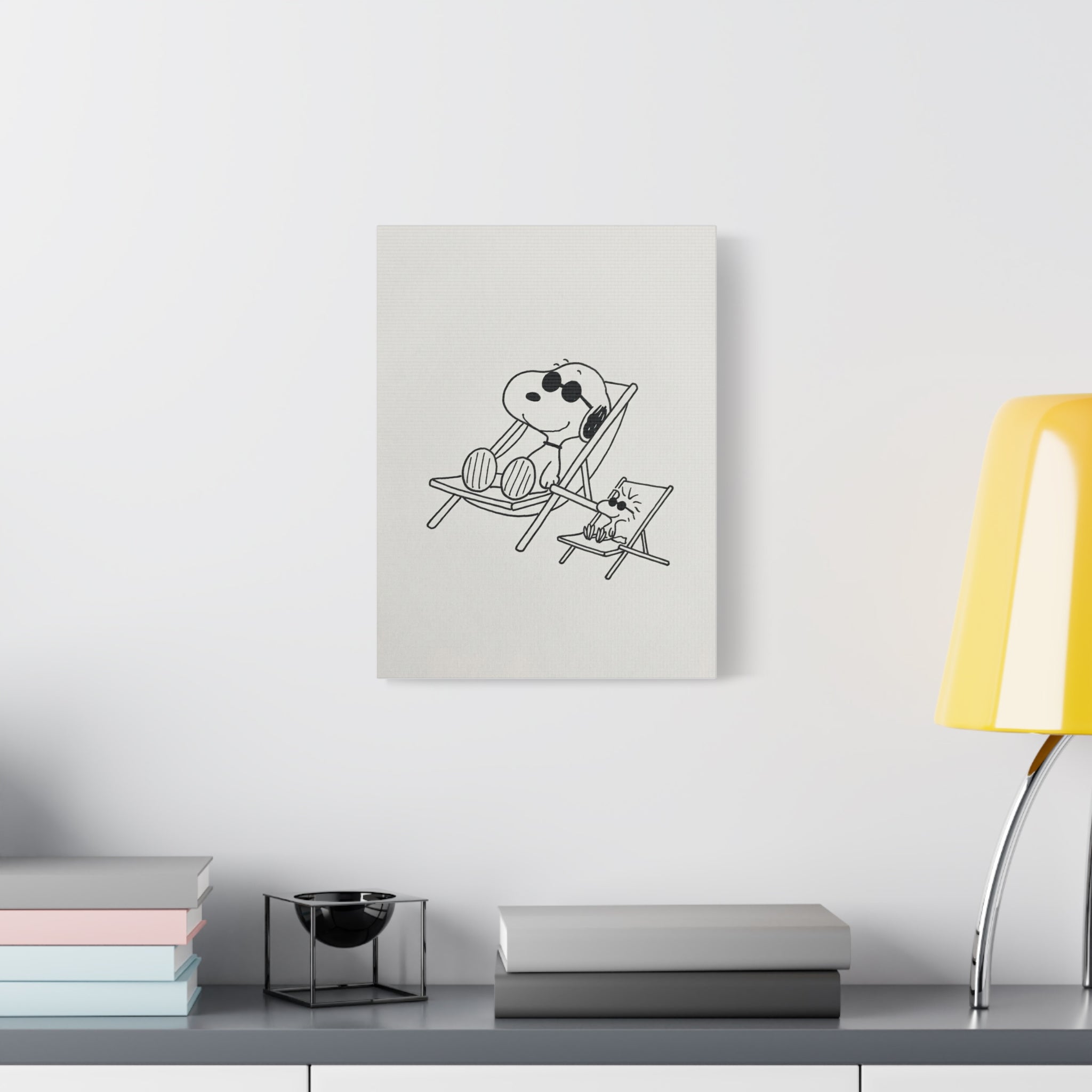 Relaxing Dog Lounge Canvas
