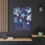 Snoopy Star Collage Canvas