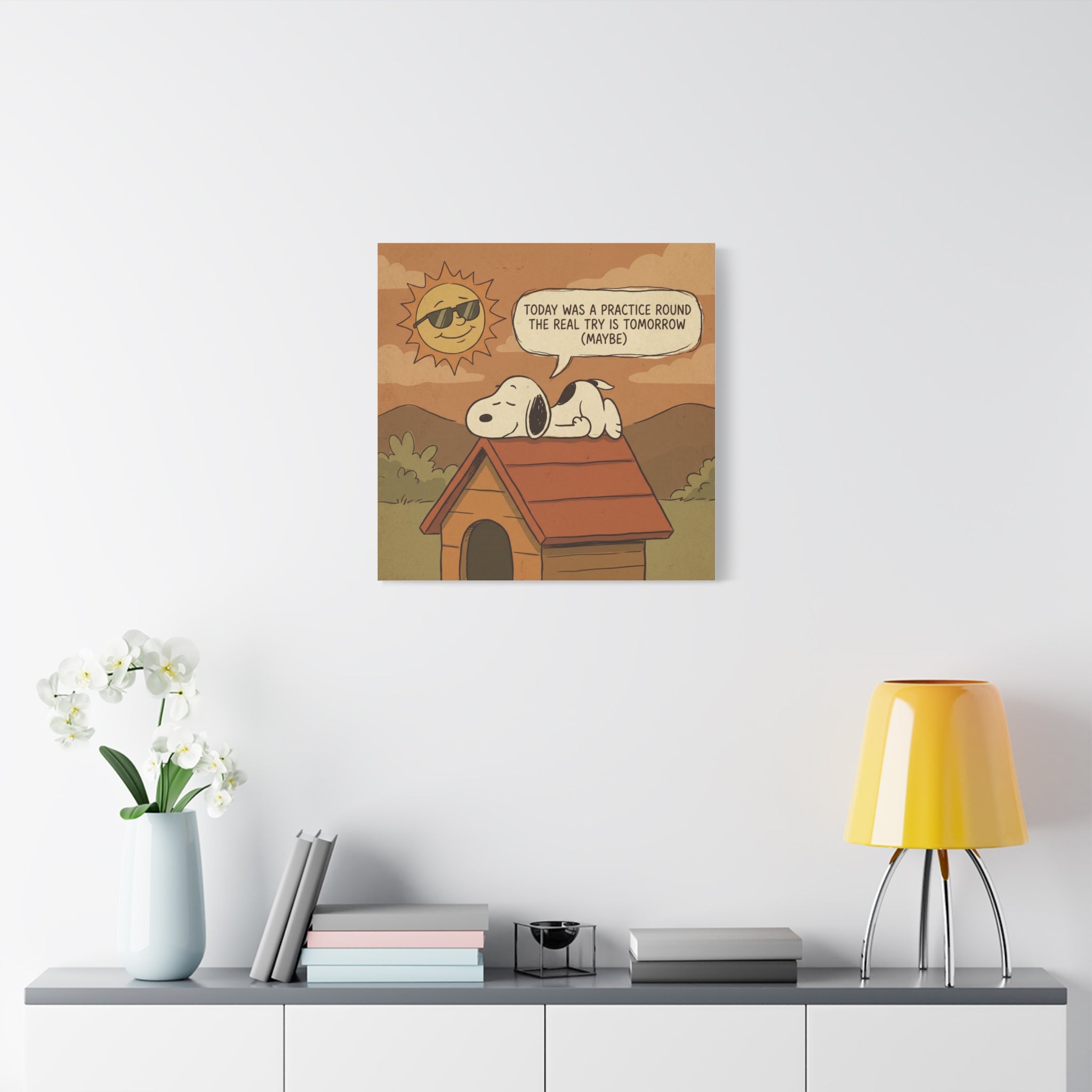 Doghouse Quote Canvas