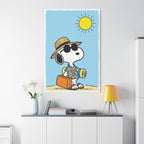 Snoopy Beach Vacation Canvas