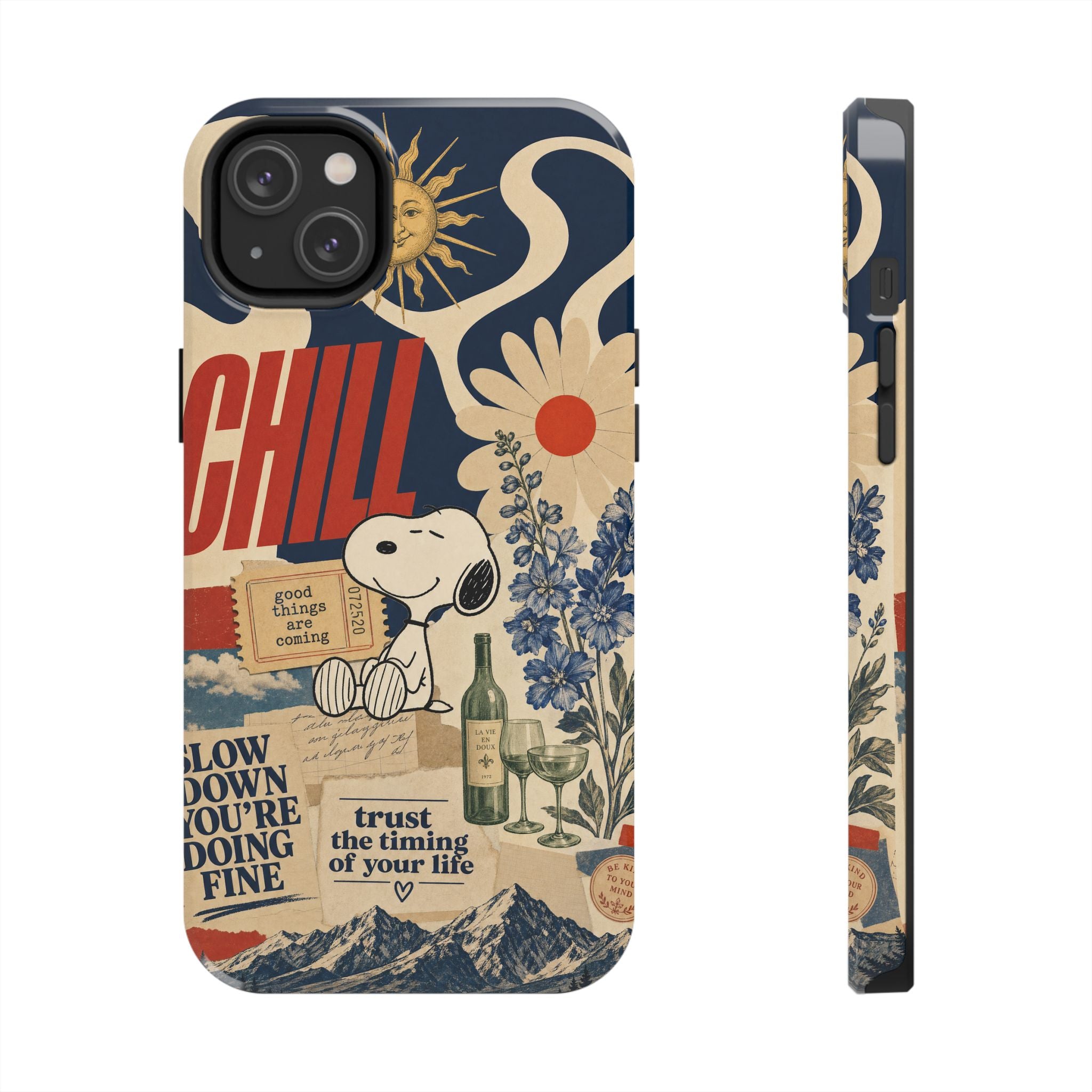 Snoopy Chill Collage Case