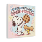 Cookie Powered Snoopy Canvas