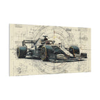 Formula Racecar Canvas