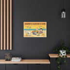Summer Awesome And Dumb Canvas