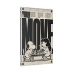 Snoopy Chess Scene Canvas