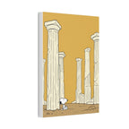 Snoopy among Ancient Columns Canvas