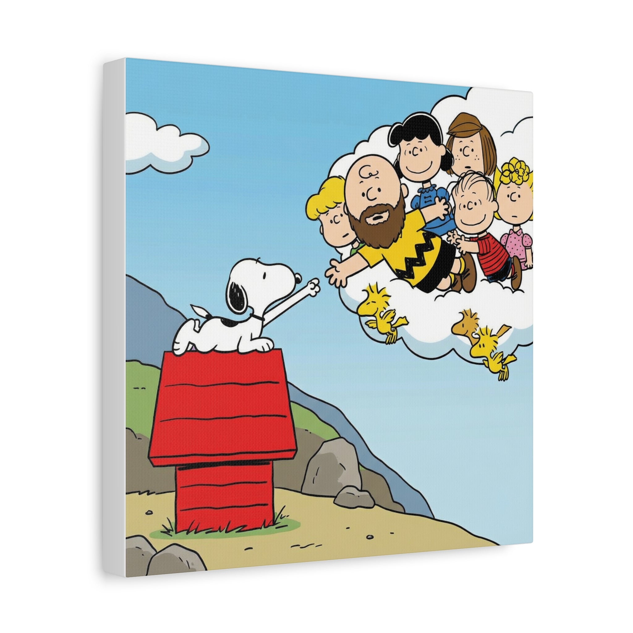 Snoopy Painting Reimagined Canvas