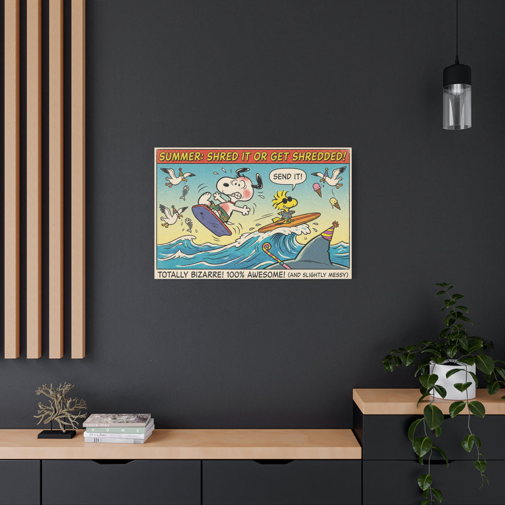 Shred It Surf Canvas