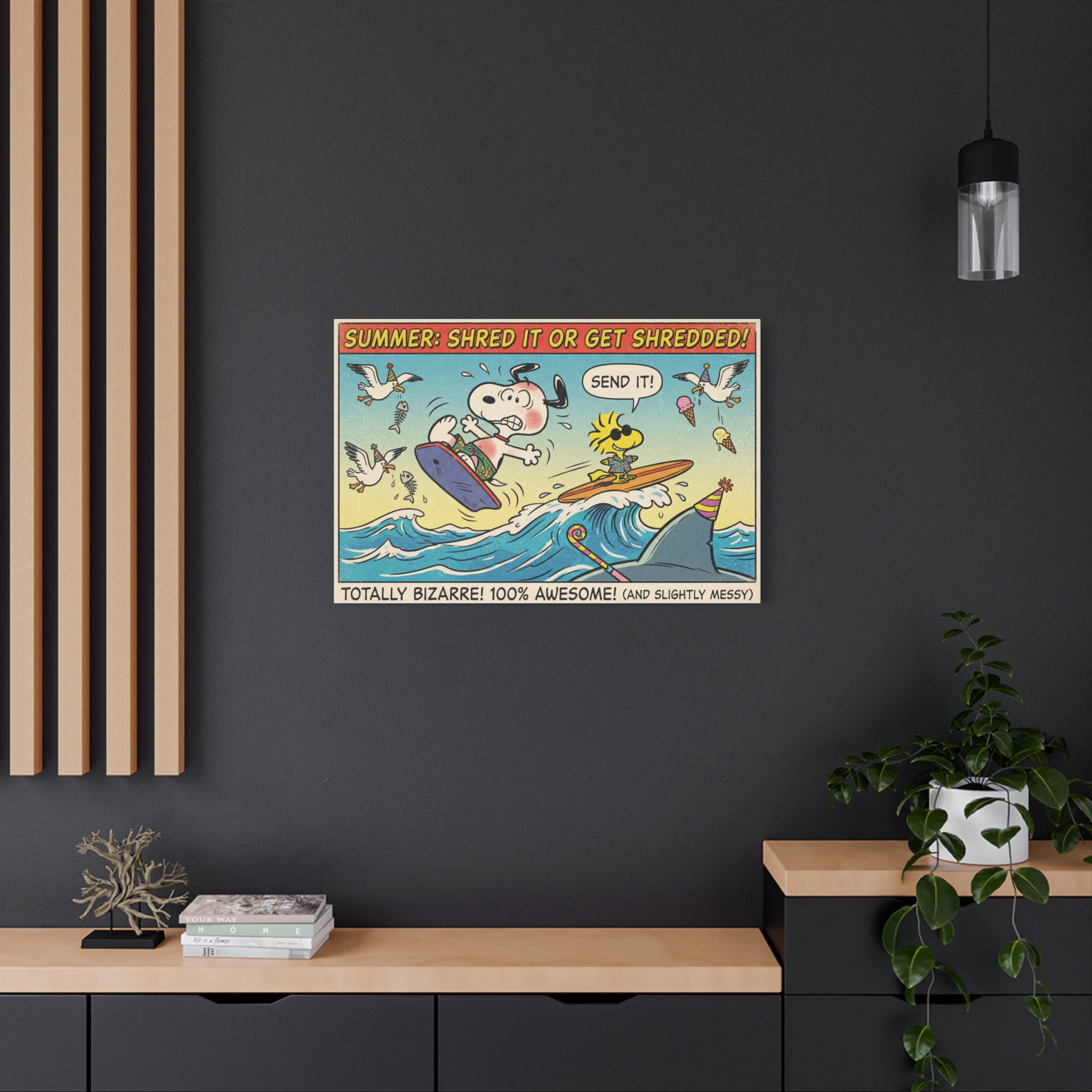Shred It Surf Canvas