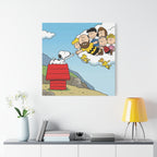 Snoopy Painting Reimagined Canvas