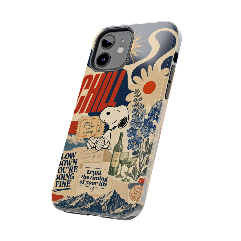 Snoopy Chill Collage Case