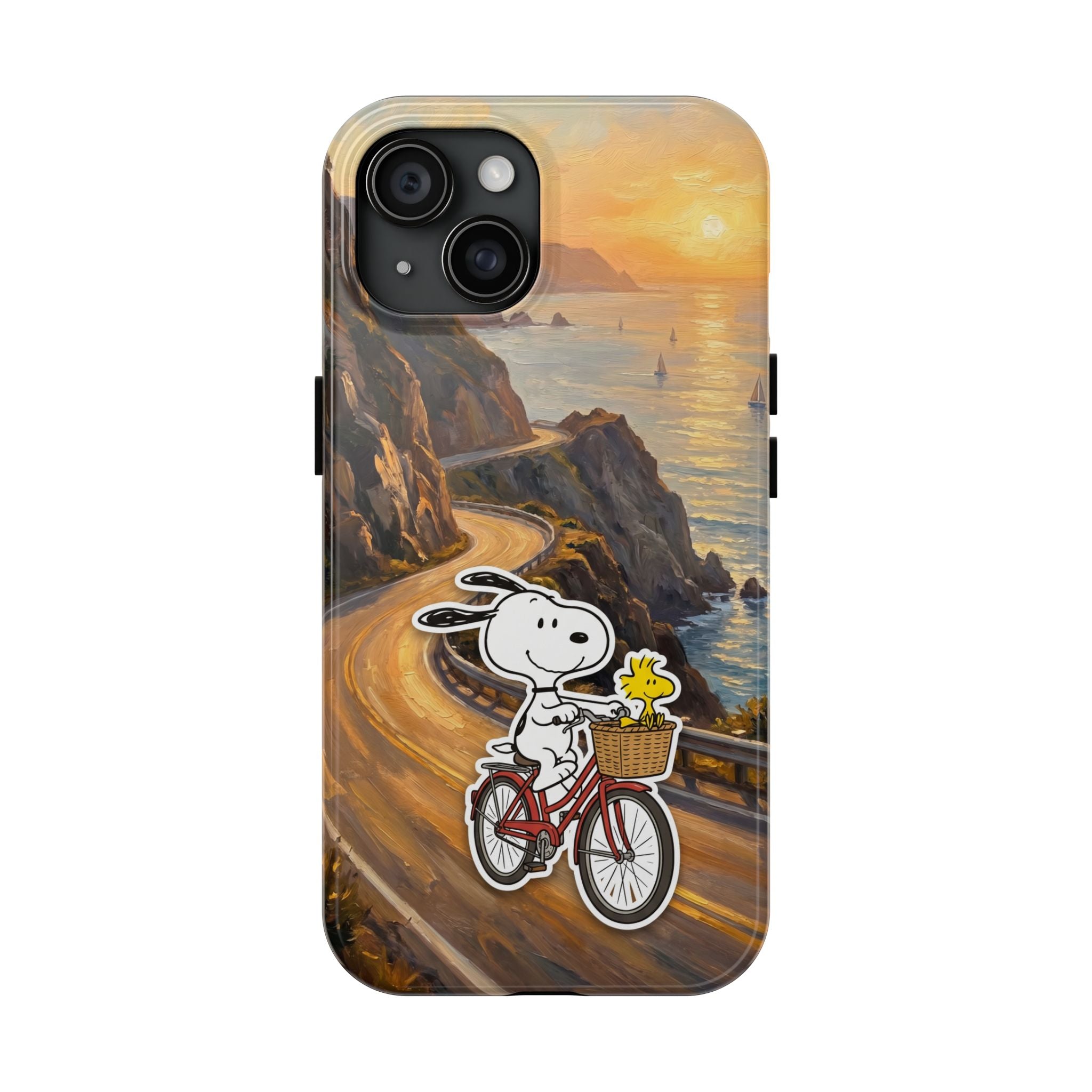 Snoopy Woodstock Bicycle Phone Case