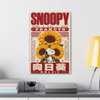 Snoopy Sunflower Peanuts Canvas