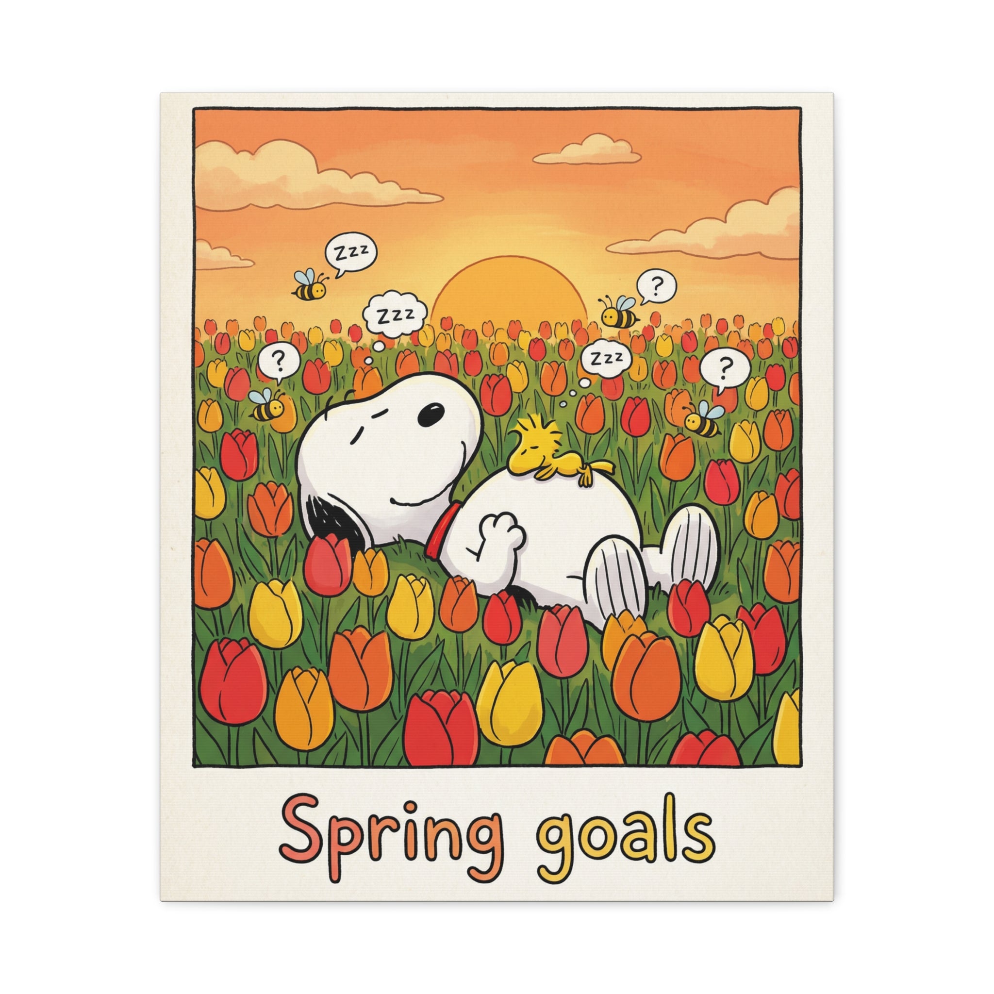 Tulip Field Canvas