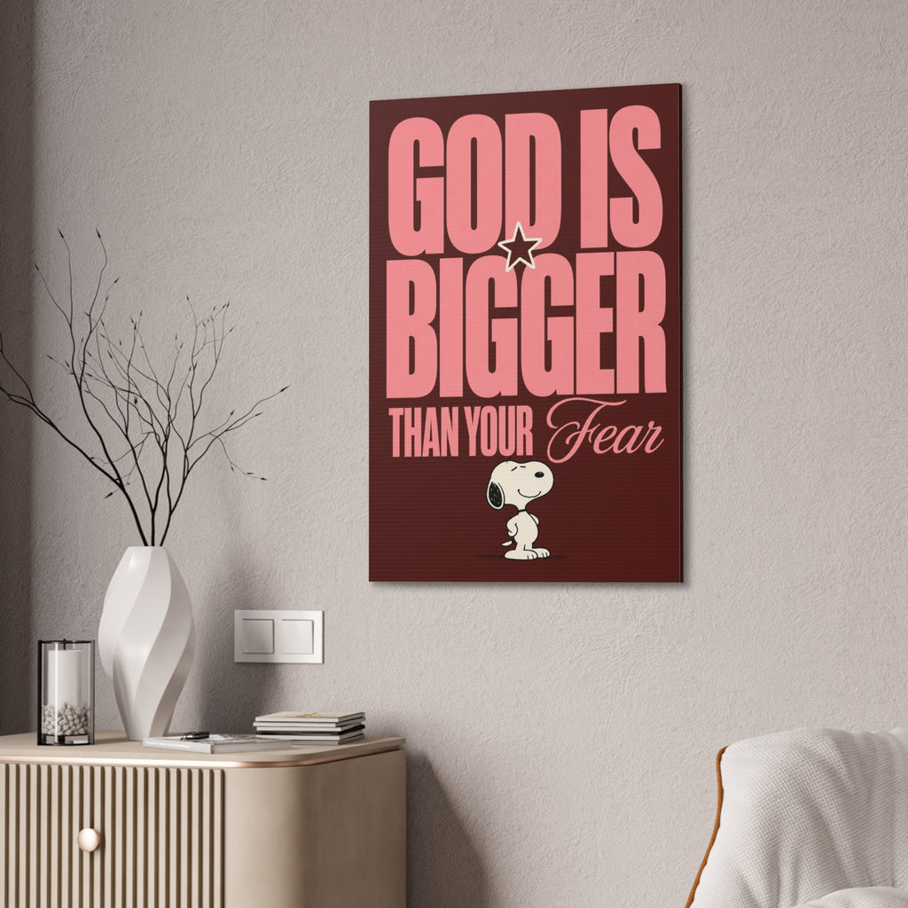 God Is Bigger Canvas