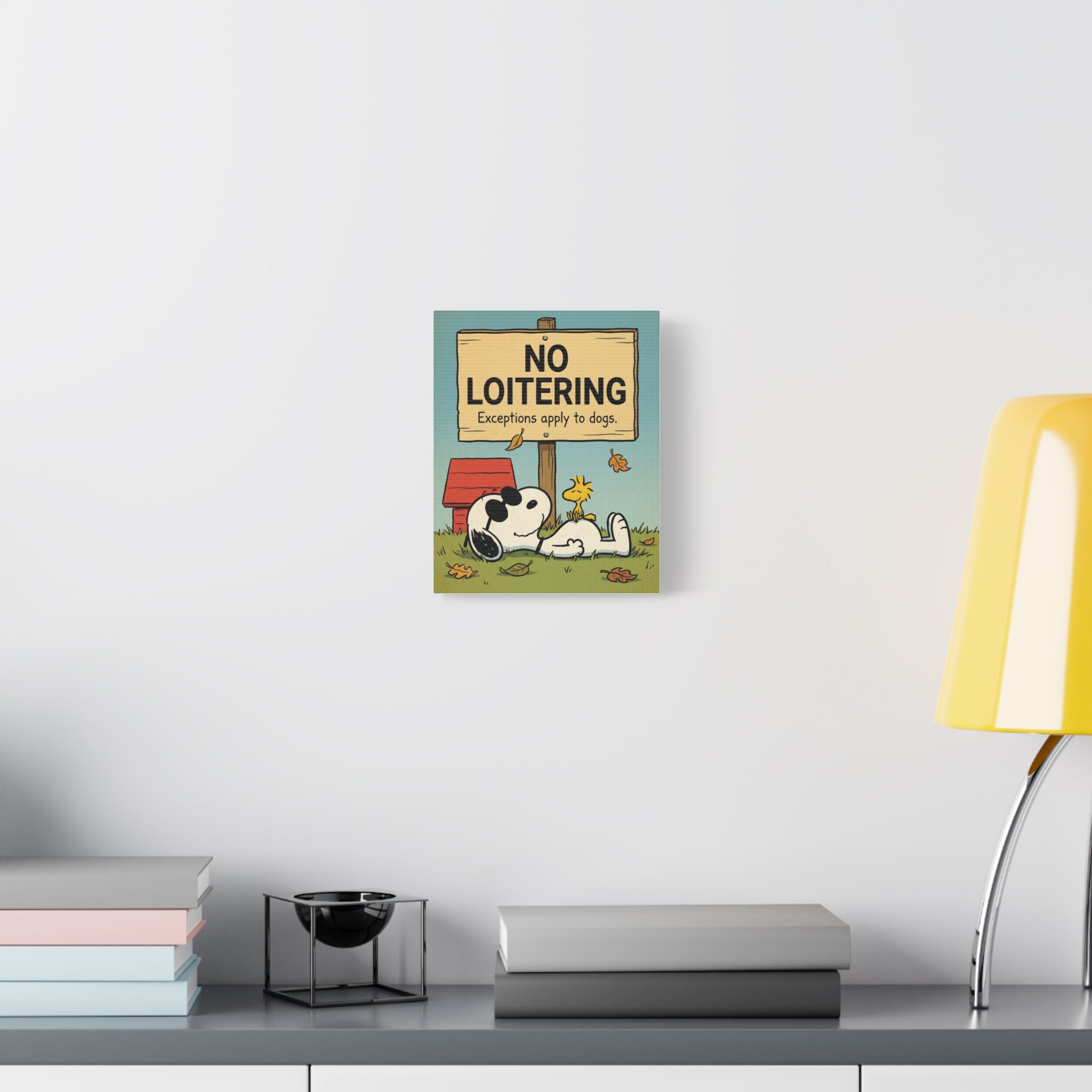 No Loitering Canvas
