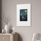 Snoopy Paris Autumn Canvas
