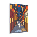 Rainy Night Alley Canvas
