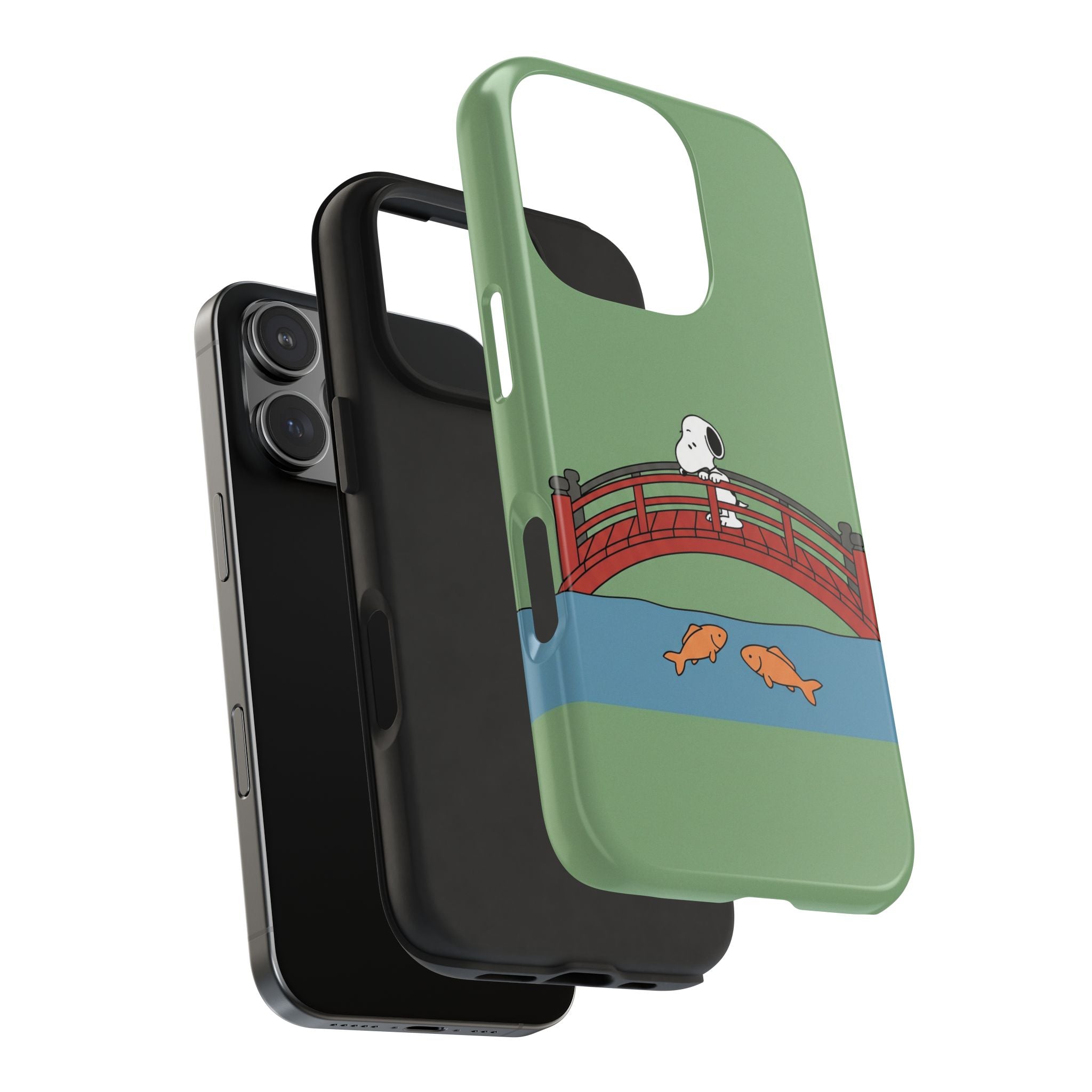 Koi Bridge Phone Case