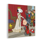 Snoopy Knight Canvas