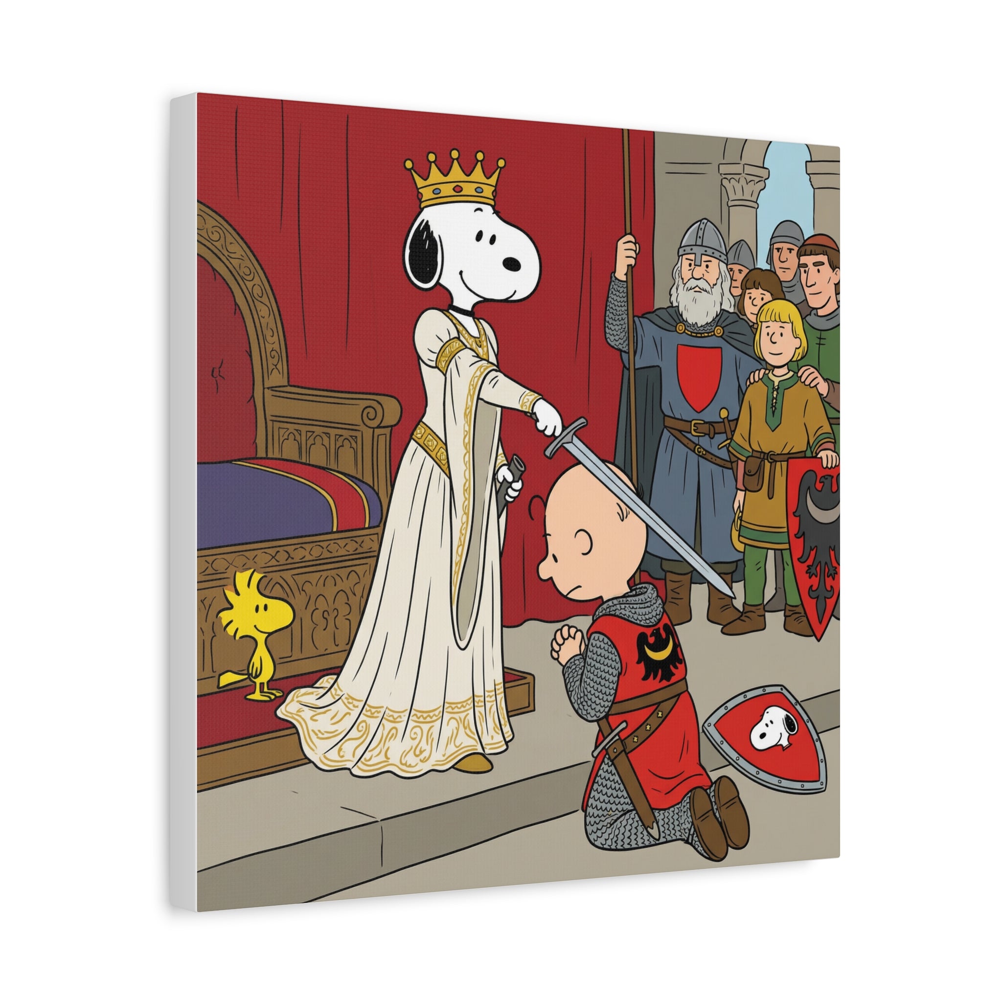 Snoopy Knight Canvas