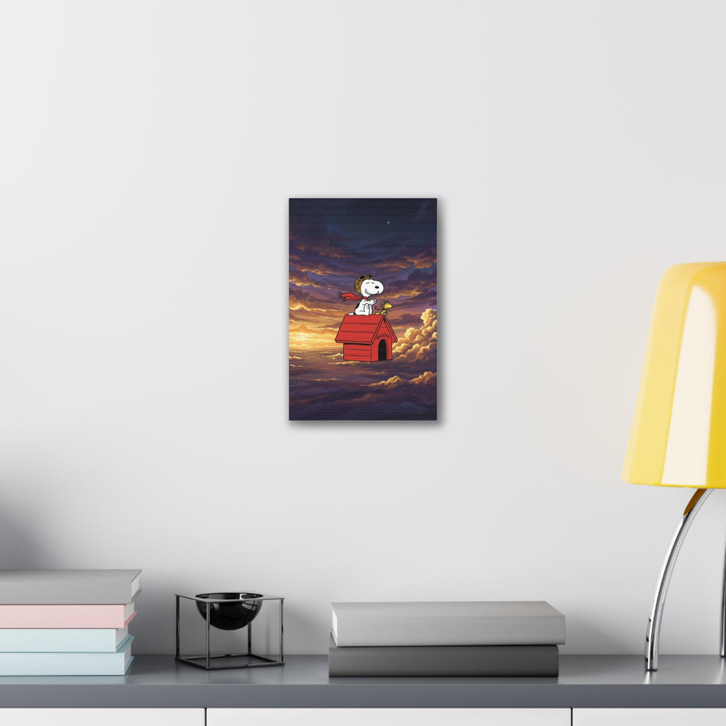 Flying Ace Snoopy Canvas