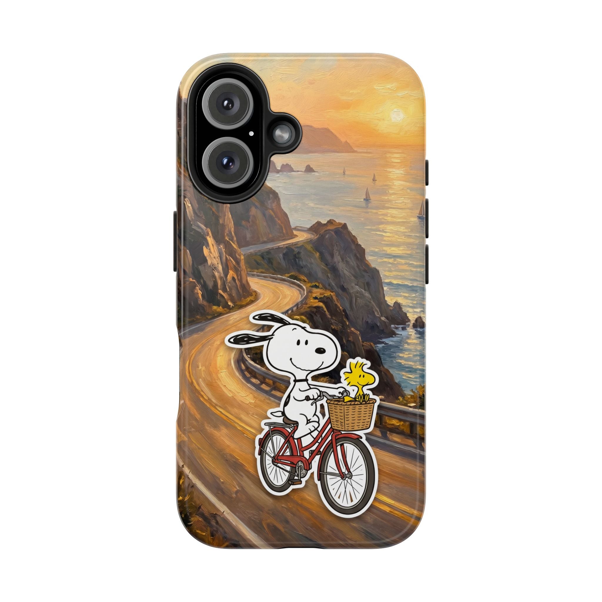 Snoopy Woodstock Bicycle Phone Case