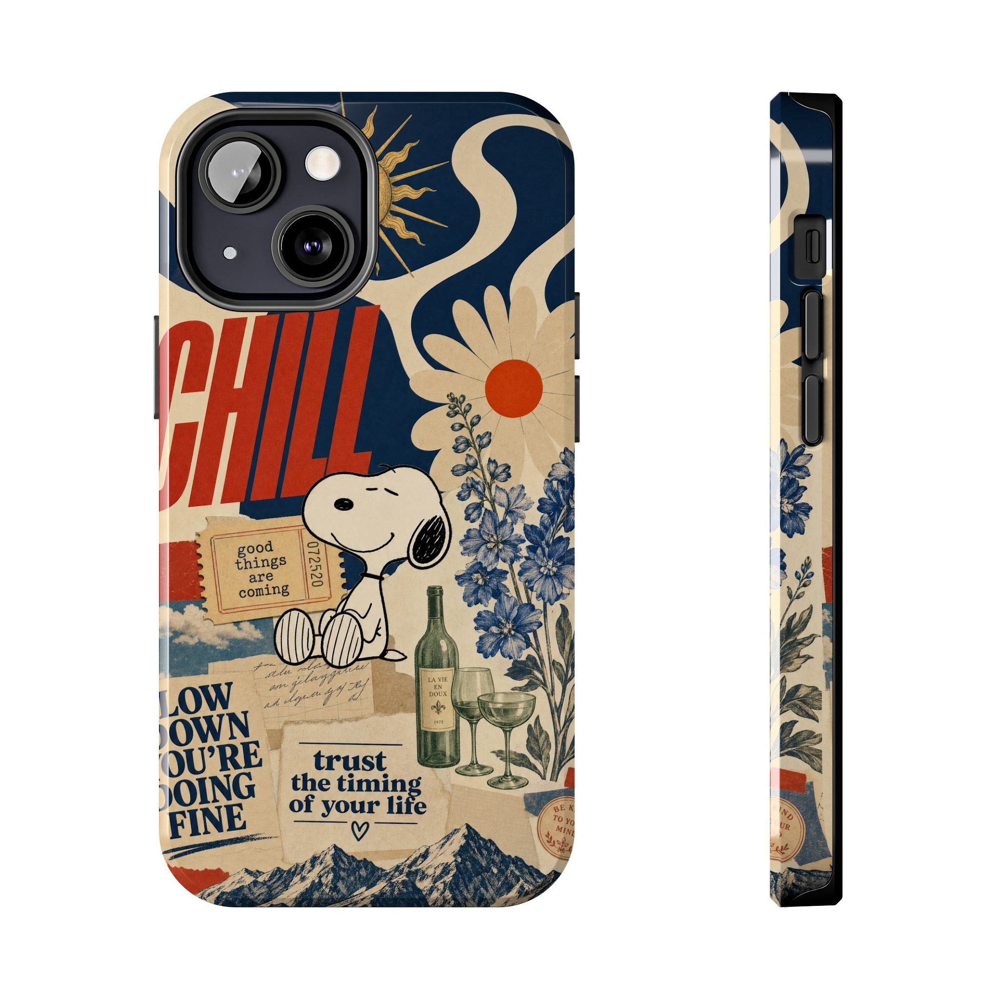 Snoopy Chill Collage Case