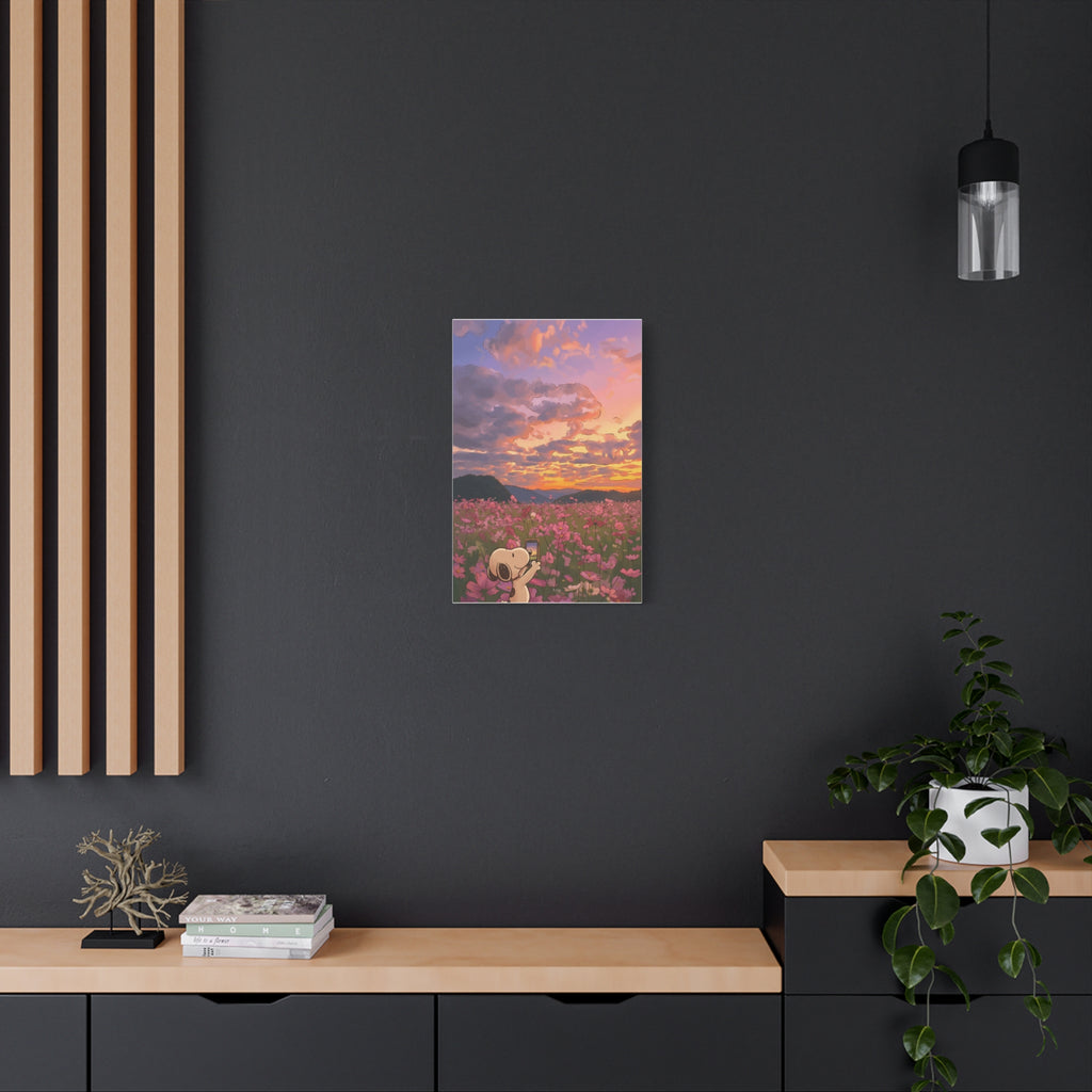 Wildflower Sunset Canvas