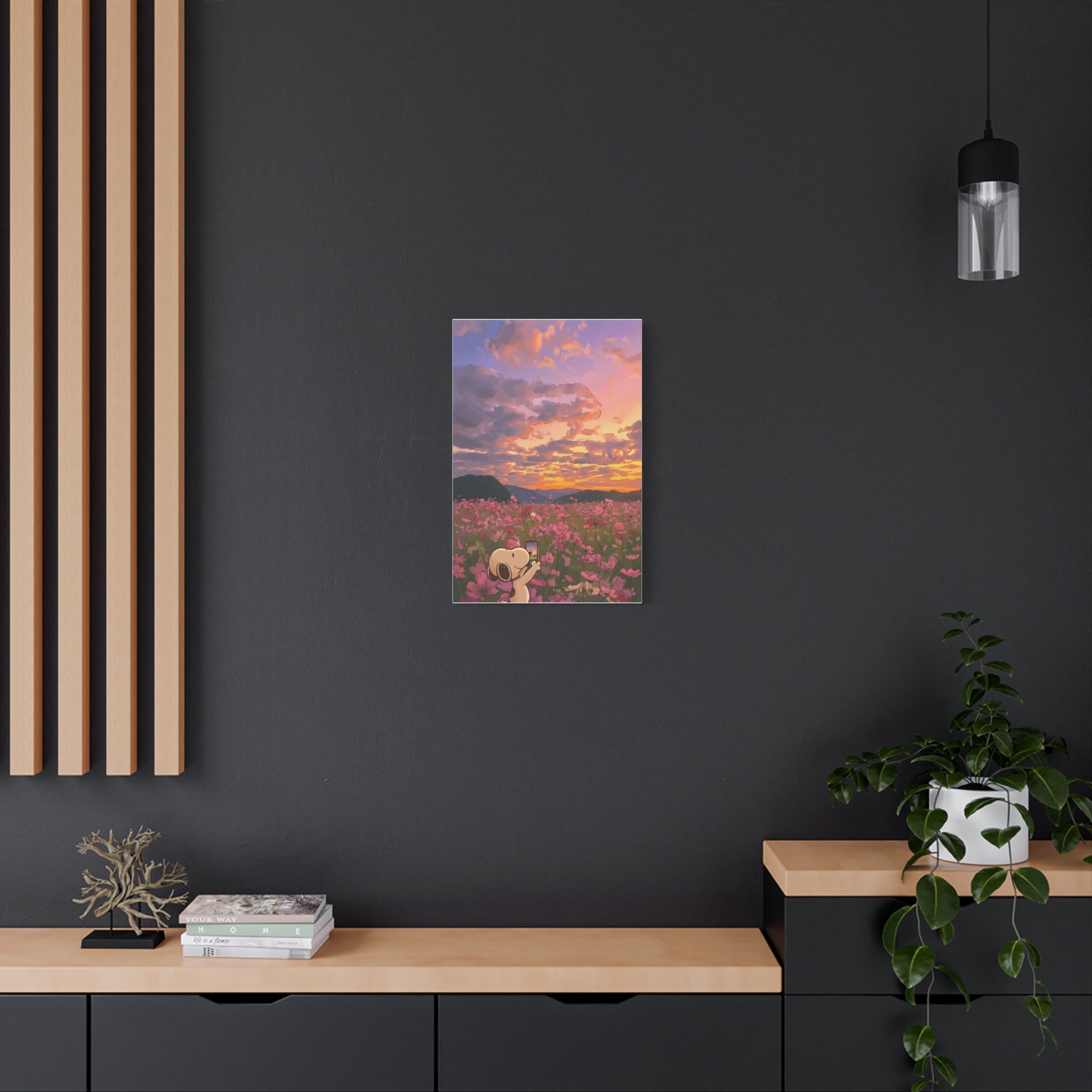 Wildflower Sunset Canvas